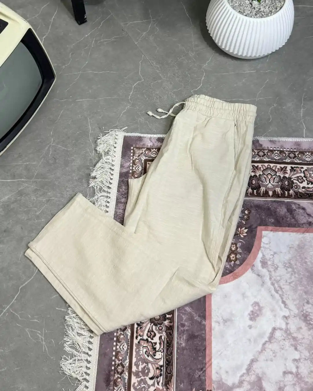 Pantalon Lin